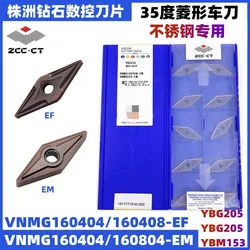 ZCC.CT VNMG160404 VNMG160408 VNMG160412 YBG205 YBG202 YBM153 YBC252 Carbide Insert VNMG Inserts