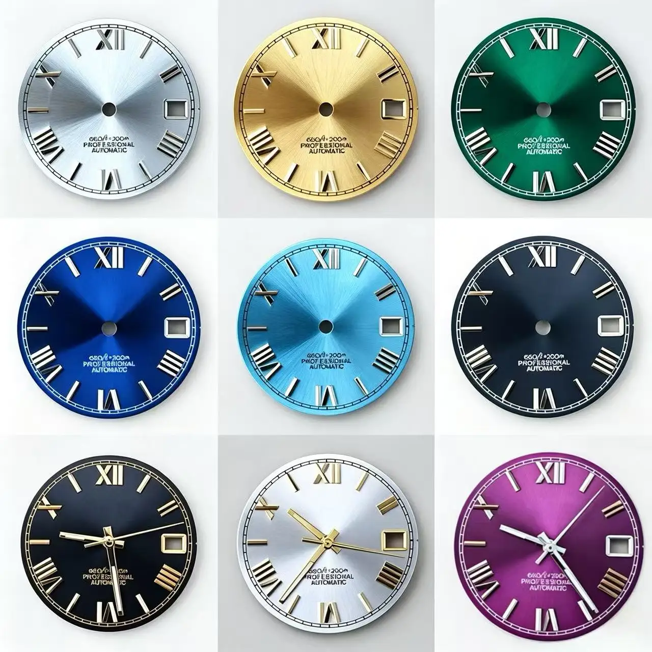 28.5mm NH35 Dial  Original Mechanical Watch  Roman Numeral Dial  S Dial  Suitable for Seiko Modding