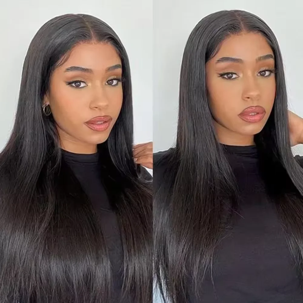 

250 Плотность 100% человеческие волосы Прямые прозрачные 13x4 13x6 Hd Парик фронта шнурка Человеческие волосы 42 дюйма Предварительно выщипанные парики фронта шнурка