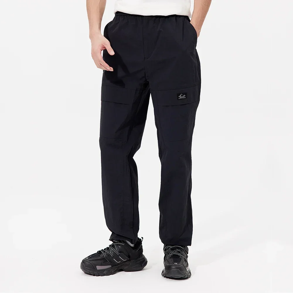 OhSunny Sunscreen Cargo Pants Men Spring and Summer Cool Feeling Waterproof Trousers Anti-UV UPF50+ Casual Outdoor Feet Overalls