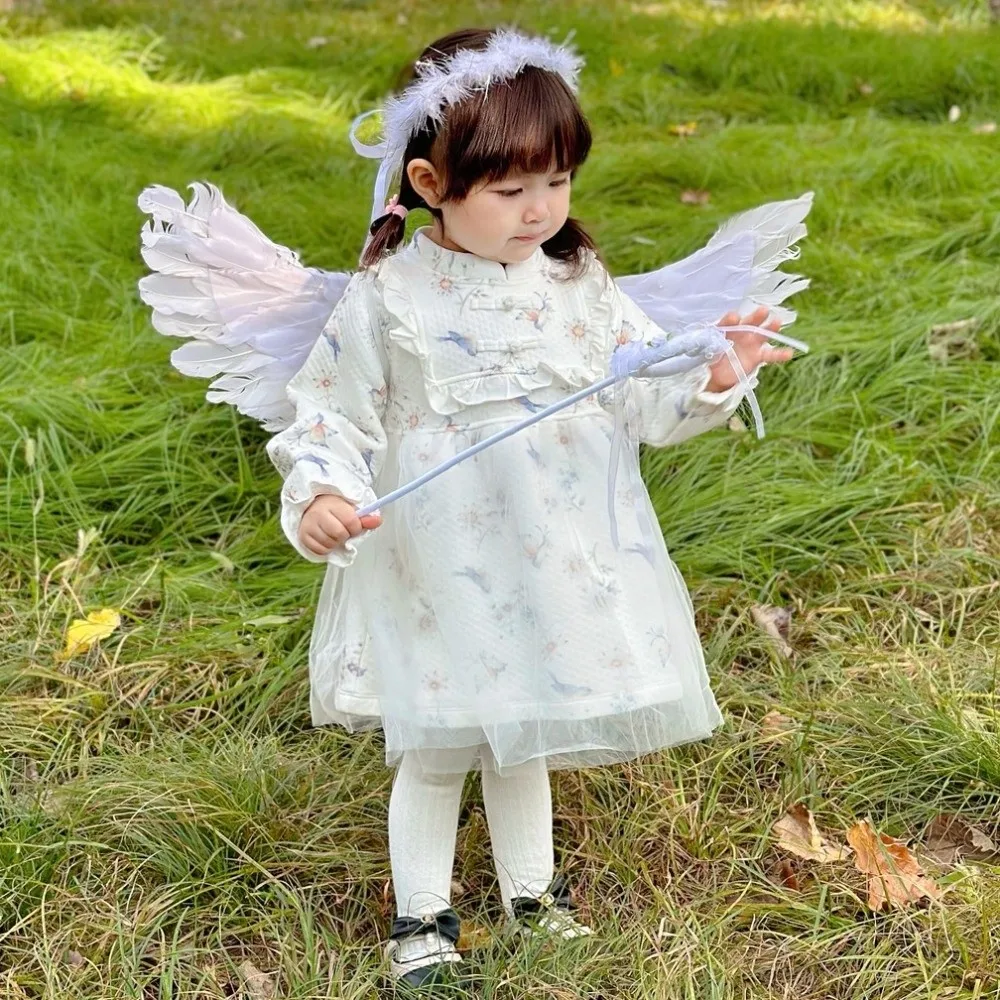 Photo Props Feather Wing Sweet Hair Band Demon Feather Wing Dance Show Props Party Accessories Halloween Cosplay Accessories