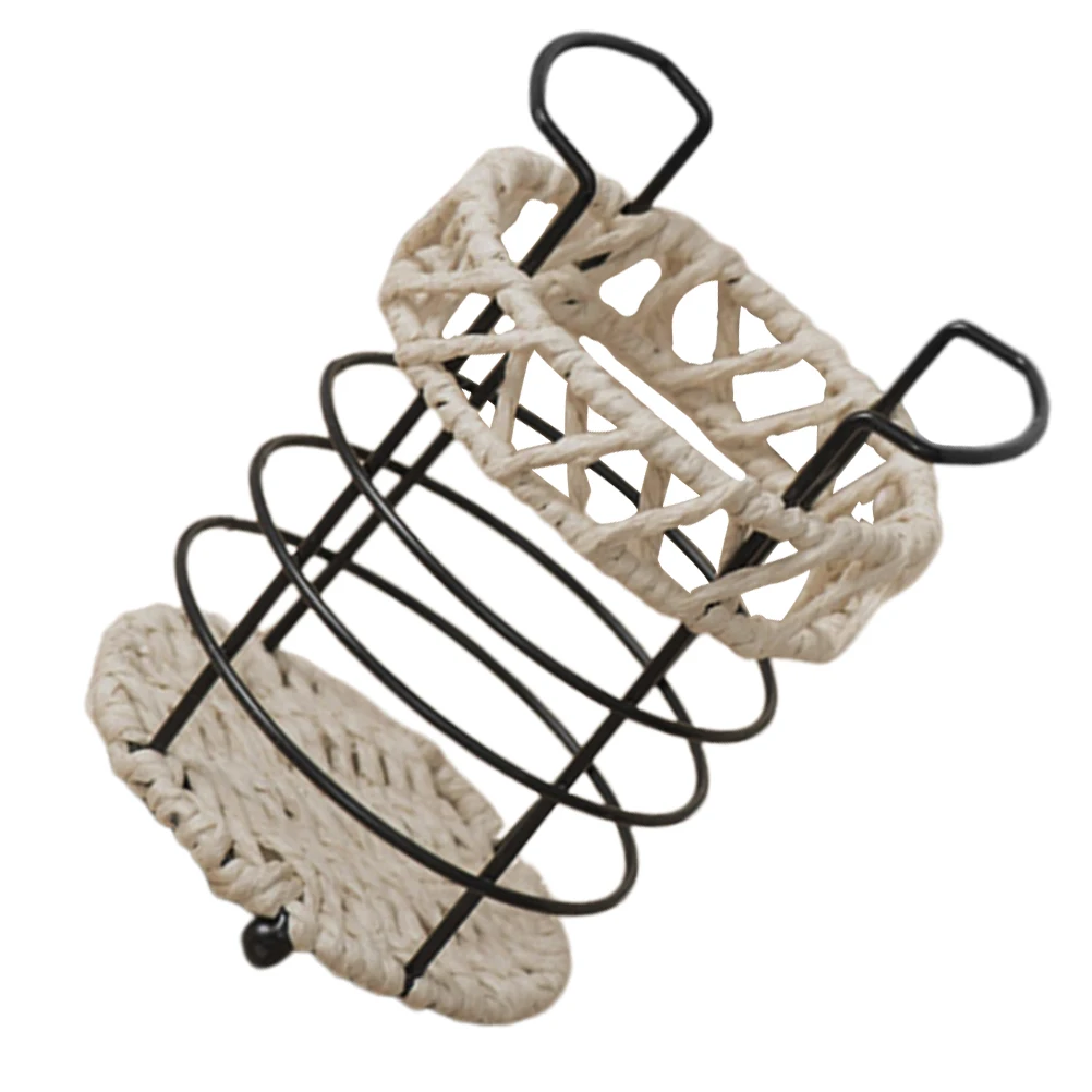 

Desktop Storage Pen Holder Office Organizer Large Capacity Pencil Holder Woven Construction Stationery Container