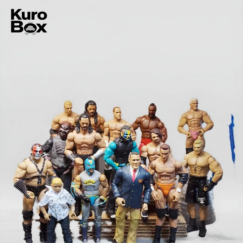 Hot Wrestler Action Figures 6 Inch Super Articulated Undertaker John Cena Rey Mysterio Models For Kids Wrestling Fans - view 6