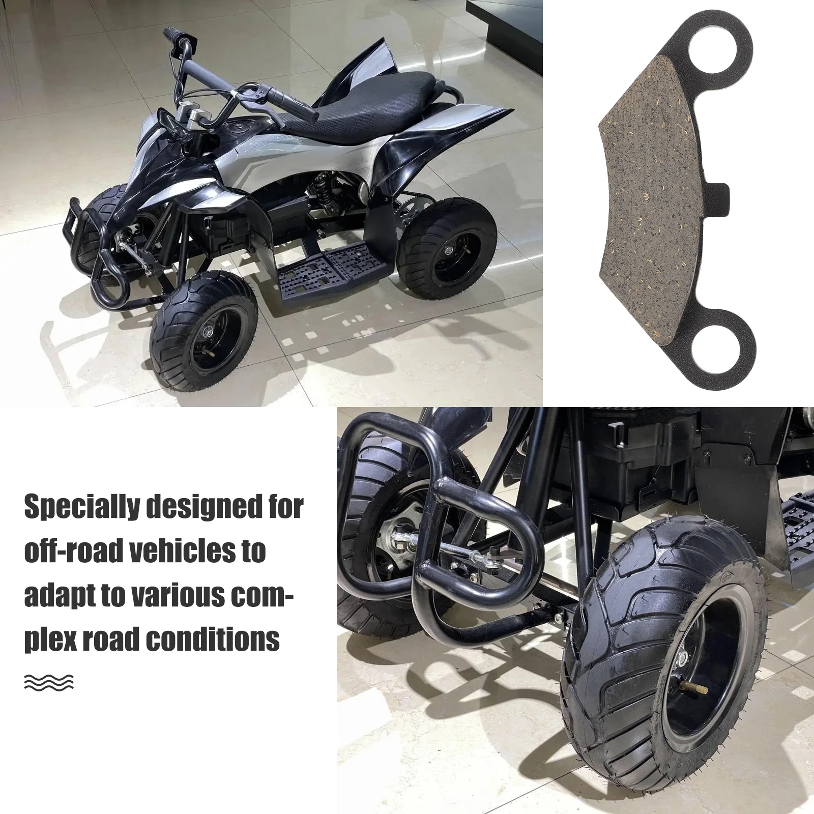 

Rear Pads Replacement For Motorcycle Atv 125Cc 150Cc Sturdy Durable Disc Brake Pads Motorcycle Accessories Compatible With Most
