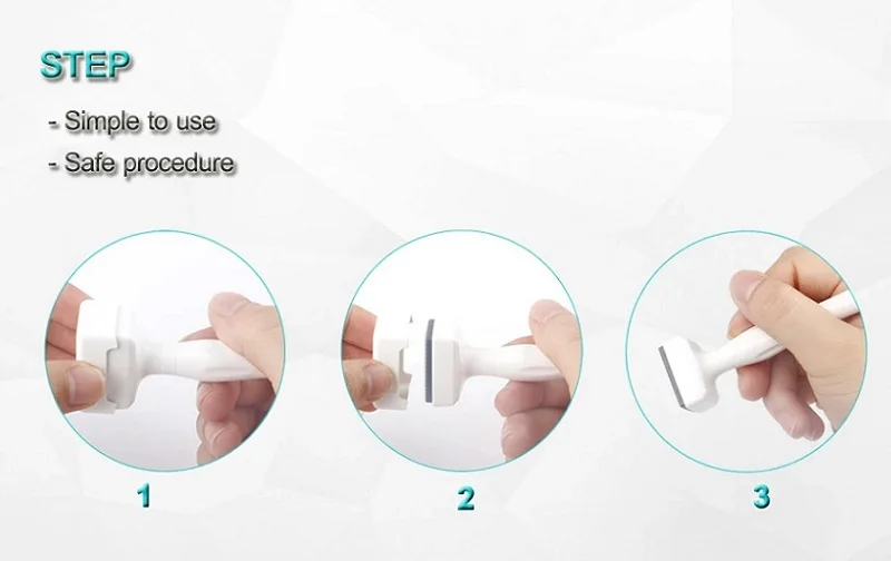 Bestseller Derma Stamp 140 Nadeln Edelstahl-Nadel Derma Pen Einstellbarer Microneedling-Stift DRS 140A – Detail 11