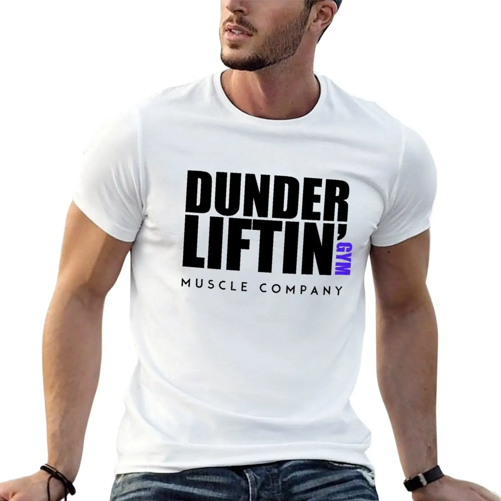 

Dunder Lifting Gym Muscle Company T-Shirt cotton t shirt pack t shirts designer T-Shirt