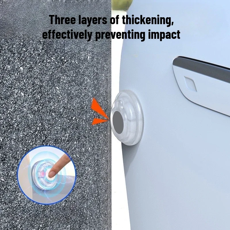 2/4Pcs Car Body Anti Static Shock Eliminator - Release Body Static & Prevent Car Door Shock,Touch Button for Car/Home