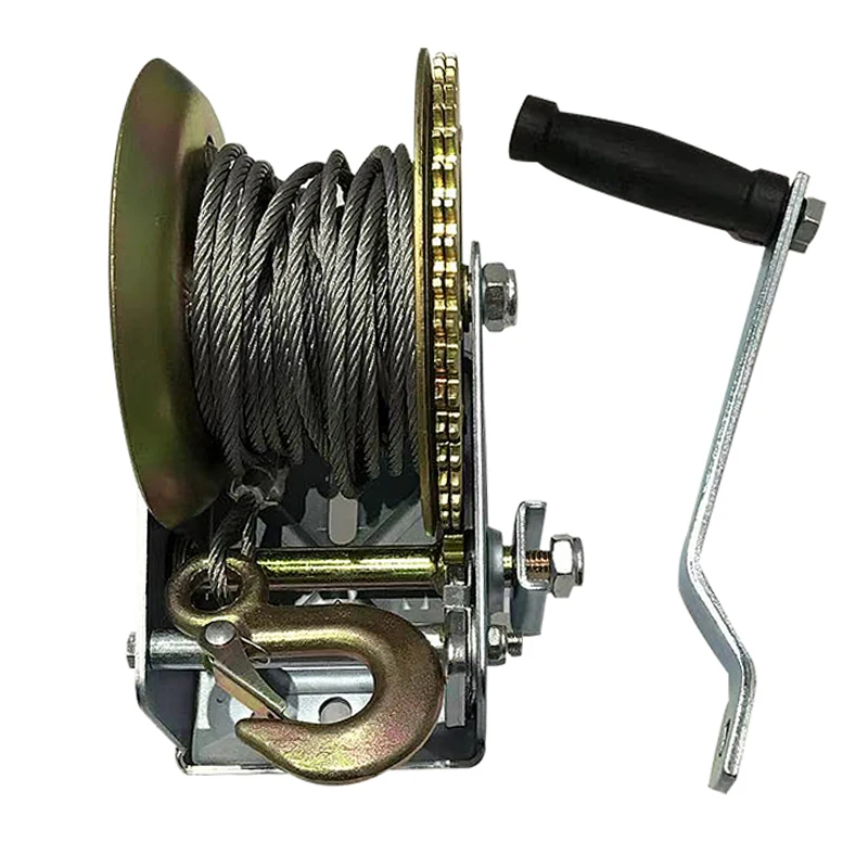 Best Selling 1000 LBS Hand Winch With Rope For Boat