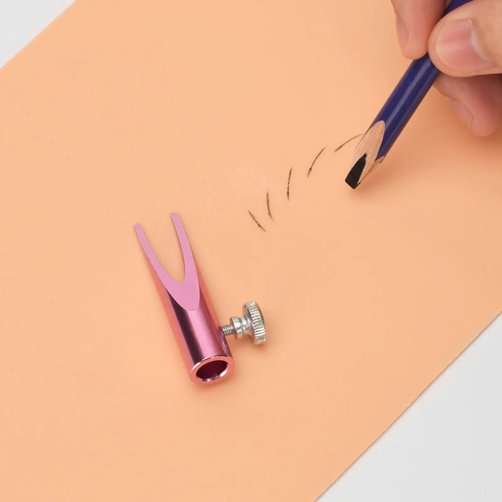 Wenkbrauw Pen Slijpen Set Waterdichte Wenkbrauw Tattoo Make-Up Microblading Wenkbrauwpotlood Enhancer met Puntenslijper Make-Up Tool