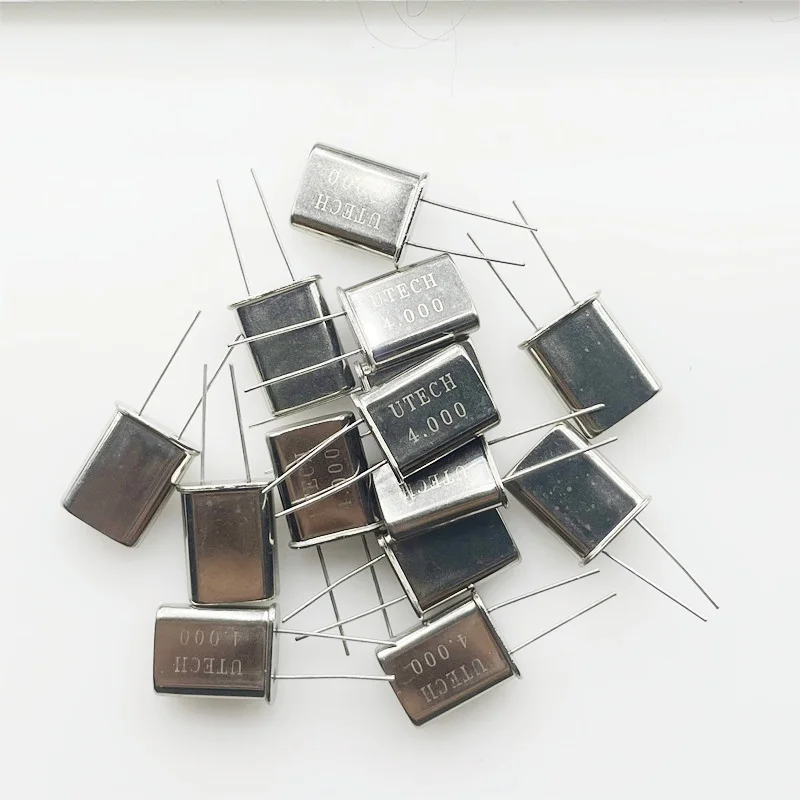 50pcs/quartz crystal HC-49U 4M 4MHZ 4.000MHZ low frequency imported 49U in-line passive crystal oscillator