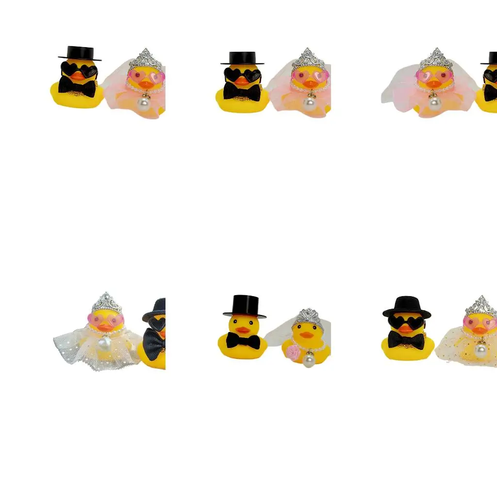  Lovely Wedding Couple Ducks Wedding Ceremony Car Decoration Innovation Item