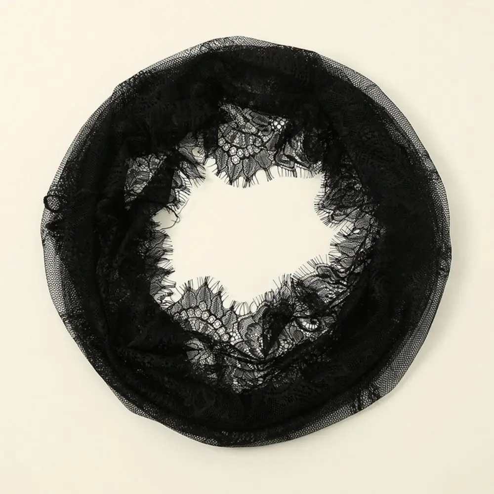 새로운 도착 블랙 화이트 레이스 베일 우아한 스페인 스타일 신부 만틸라 웨딩 라틴 미사 머리 커버 여성용