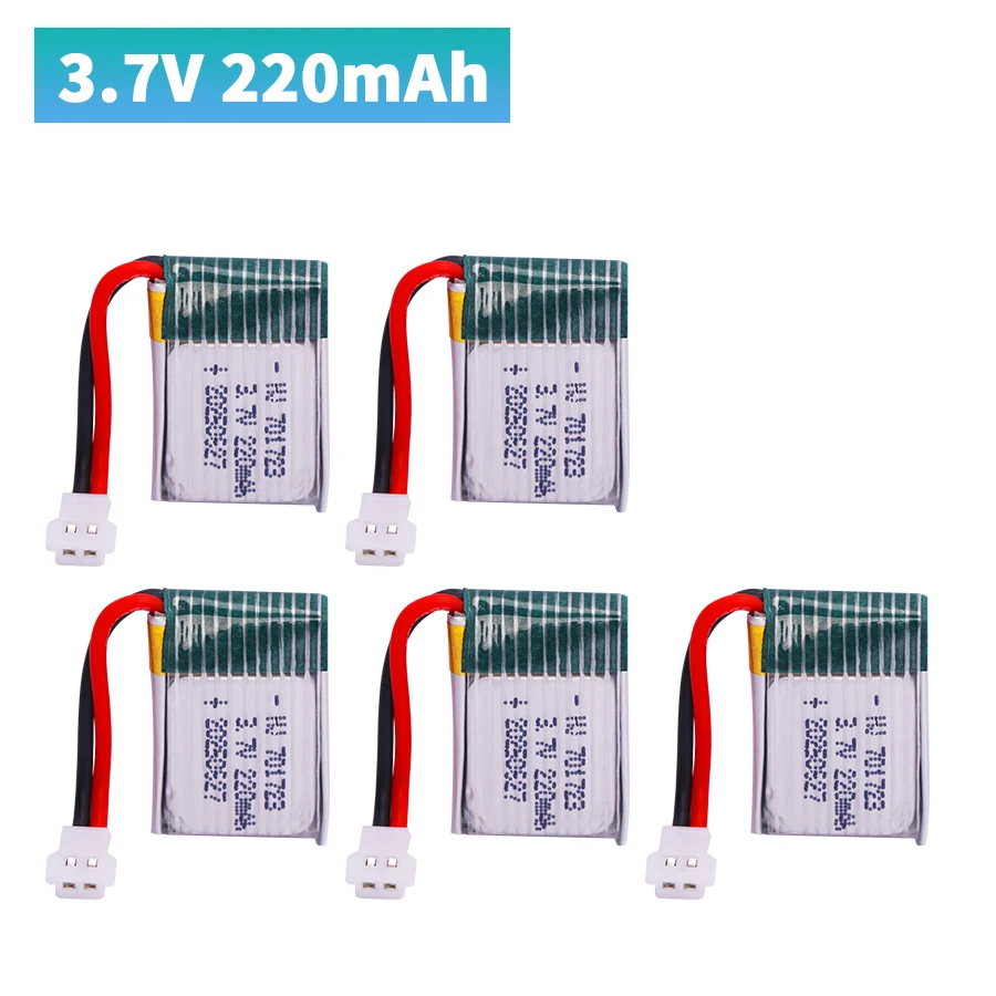 3,7 V 220 mAh 20C 701723 Wiederaufladbare Lipo Batterie Für H20 Syma S8 M67 U839 X900 X901 RC Quadcopter Ersatzteile