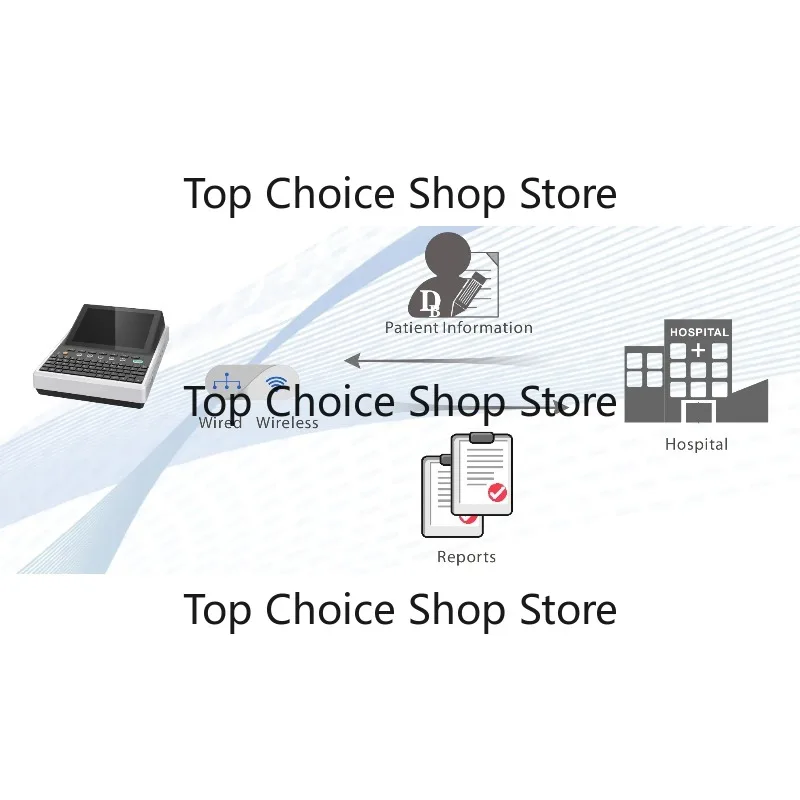 HE-12B 9.7-inch High-performance 12 Channel 12-lead Tilted Touch Screen Machine