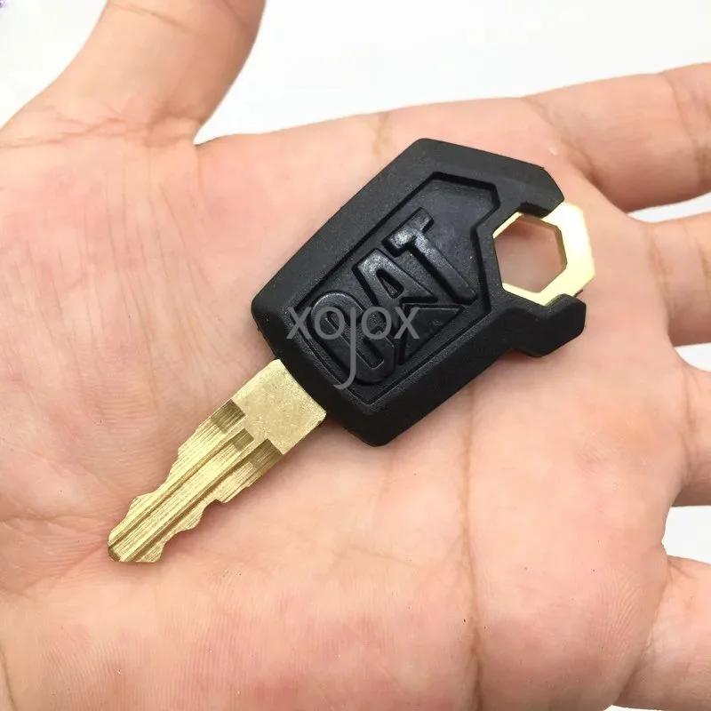 XOJOX 5PCS E320D E323D E325 E330 E360C D2 Ignition Key Switch Lock Keys 5P8500 Ignition key for Caterpillar Excavator Parts