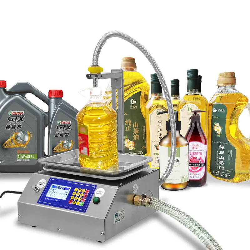 Viscous liquid pumping edible oil lubricating oil automatic weighing quantitative filling machine automatic sub-filling machine