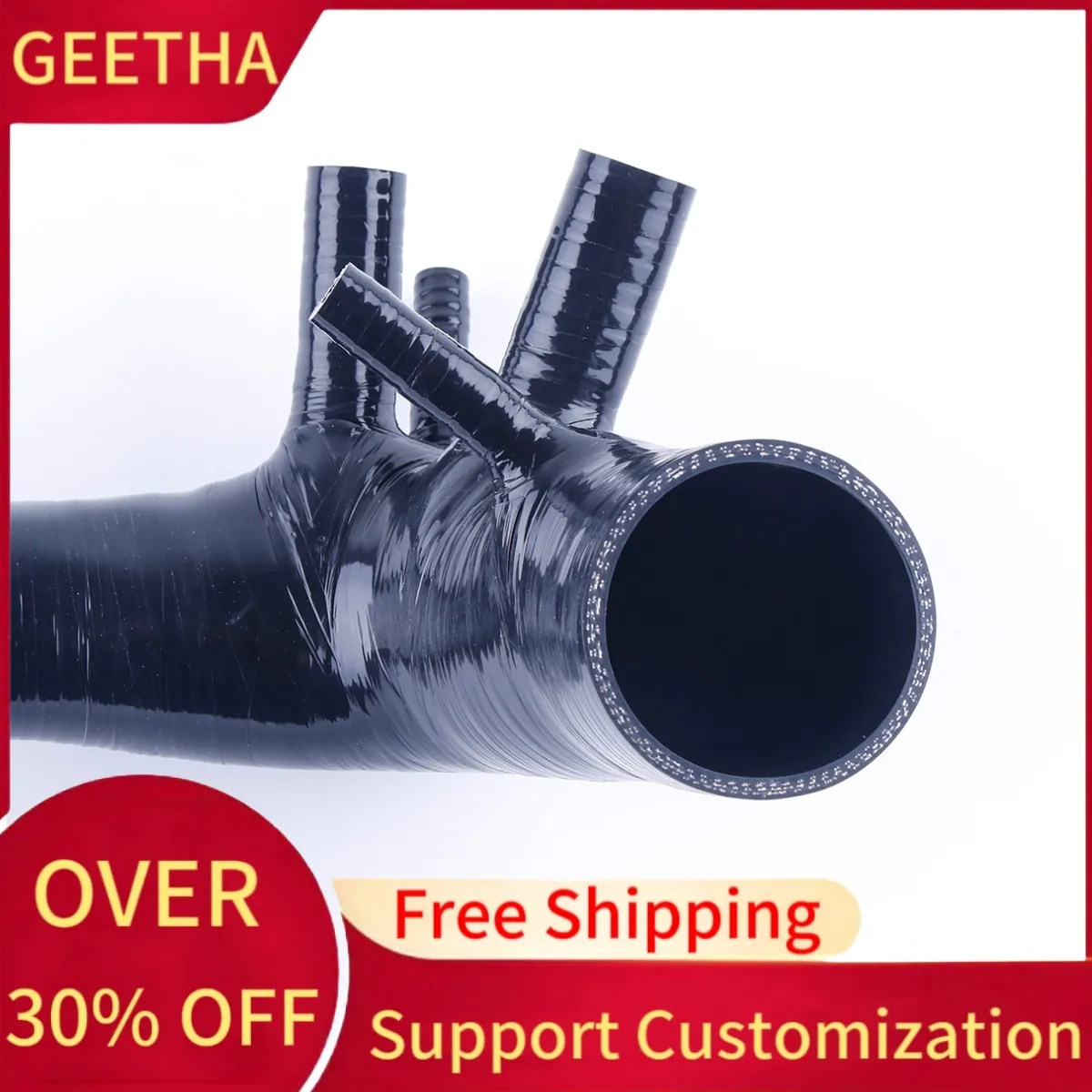 For VW Polo MK4 1.8T GTI 9N Seat Ibiza FR Cupra R 3-ply Silicone Intake Hose Kit Pipe