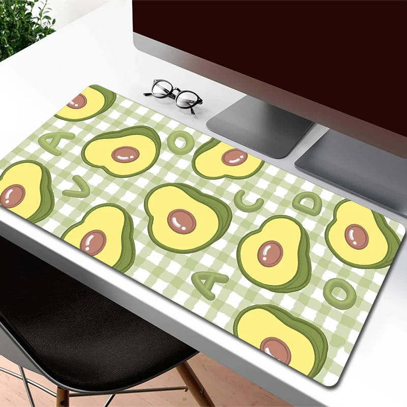 

Kawaii Keyboard Mousepad Large Mouse Pad Gamer HD Print Computer Mouse Mat Fruit Patterned Rubber Table Mat Game Keyboard Mats