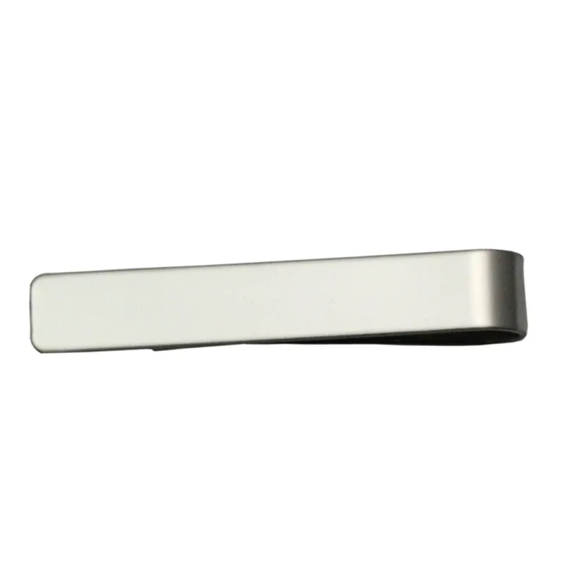 2pcs/lot Men Tie Pin Clips Stainless Steel Tie Clips For Men 48x8x0.8mm Exquisite Wedding Tie Clips Men Tie Bar Jewelry Findings