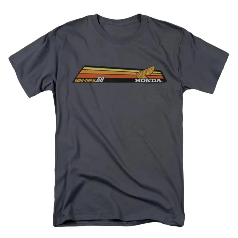 

Honda men's and women's T-shirt summer racing motorcycle riding off-road enthusiasts short-sleeved mini trail trendy top
