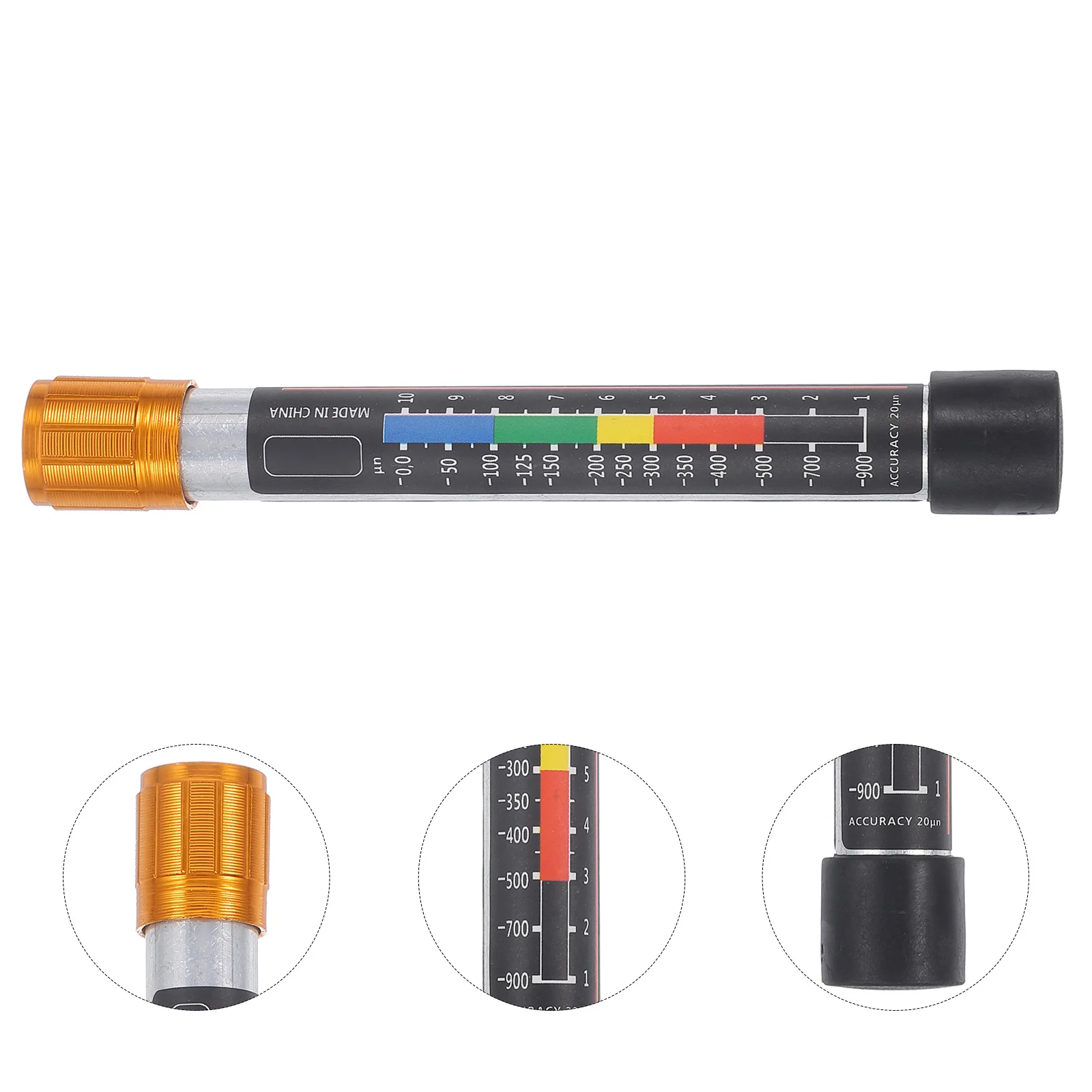 جهاز اختبار طلاء جسم السيارة، أداة تفصيل طرف بلاستيكي للكشف عن السيارات TOPPERFUN #3