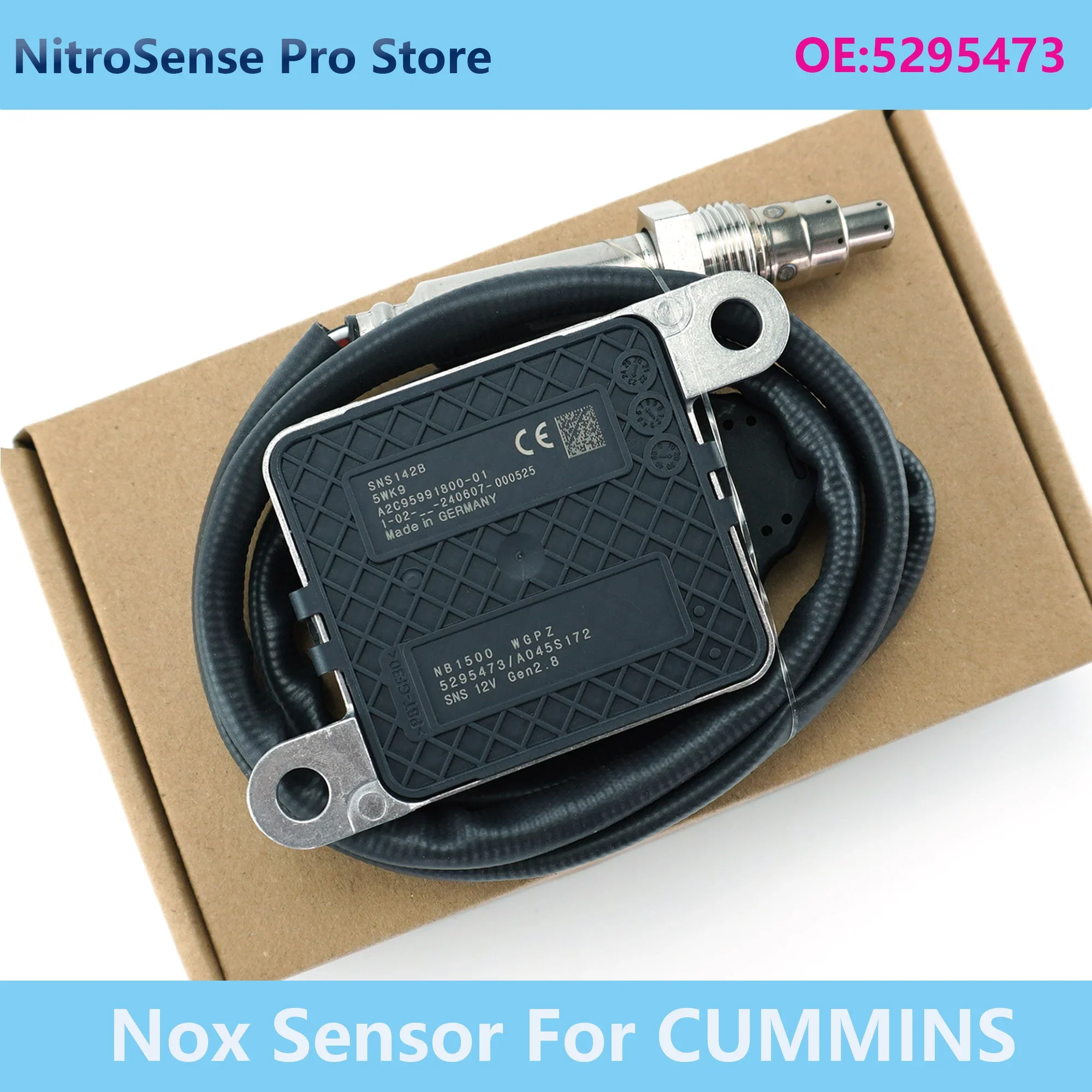

5295473 For Cummins High Quality Nitrogen Oxide Sensor SNS142B Auto Sensor Affordable Price Replacement Car Parts