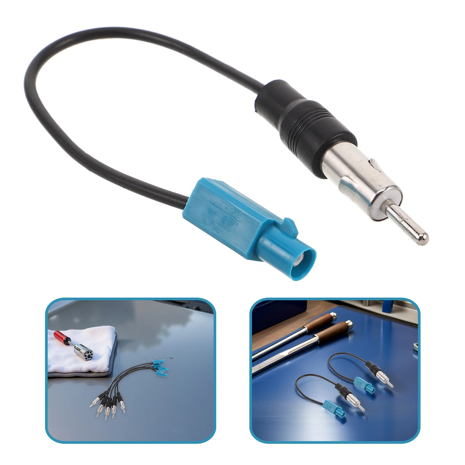

5pcs Car Radio Antenna Adapter Cable Din To Fakra Z Male Female Connector For Am Fm Stereo Vehicle Electronics Antenna