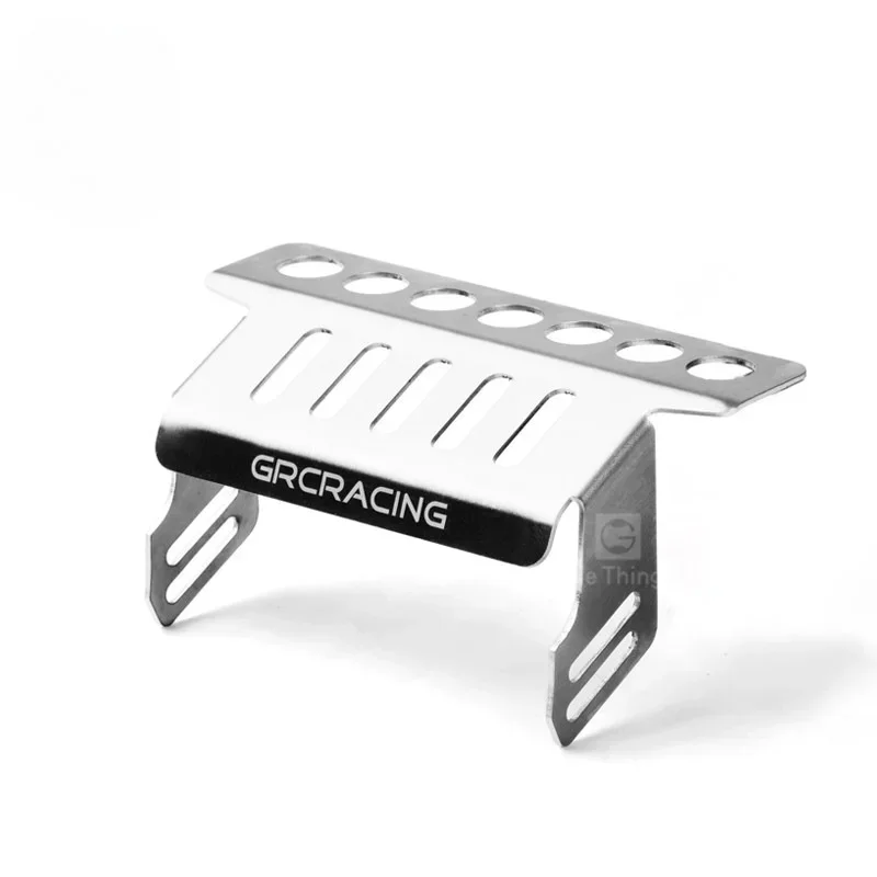 1 Pcs Simulation Metal Front Guard Stainless Steel Armor for 1/10 RC Crawler Car Trxs TRX4 Defender