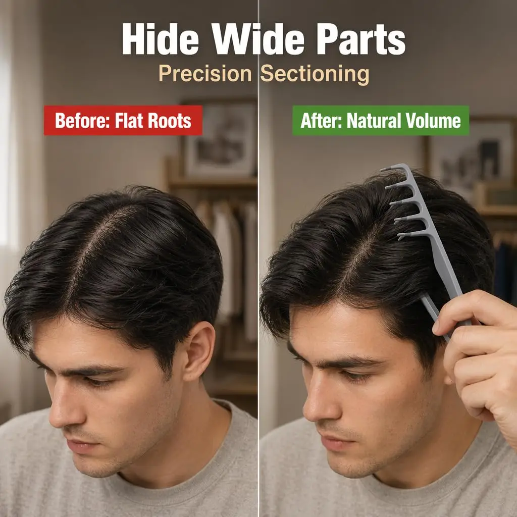 1pc Men's Styling Hair Brush, Curved Vented Design, Makes Men Stlying More Comfortable, Front Hair Add Volume