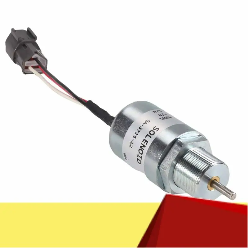 

SA-3725-12 30A87-00040 Fuel Shut Off Solenoid For Mitsubishi L2E L3E S3L S4L Engine Volvo EC15 Toro 223D Mahindra 12VDC-M53K