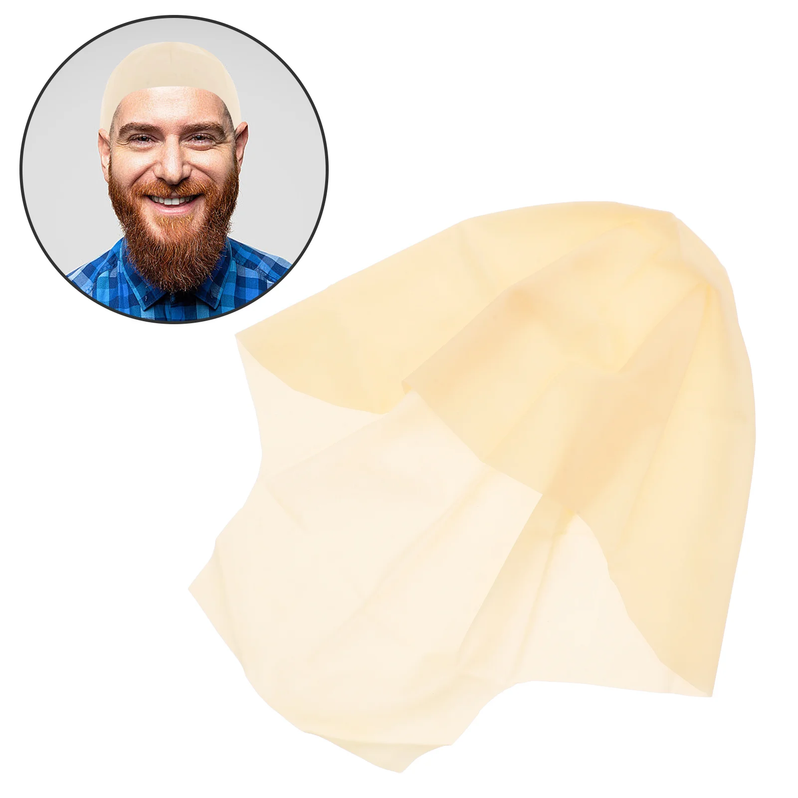 Latex Bald Cap Cosplay Hat for Halloween Costume Role Playing Funny Headwear Adults Kids DIY Mask Accessory