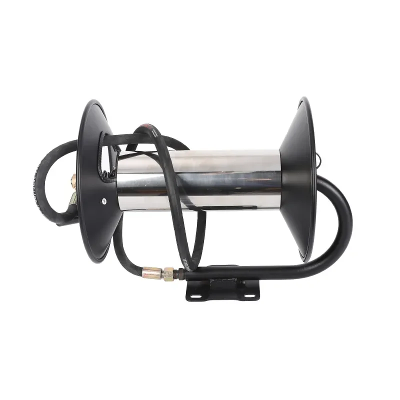 for High Pressure Washer Pipe Reel Storage Winding Manual 30 Meters Lubricating Oil Reel