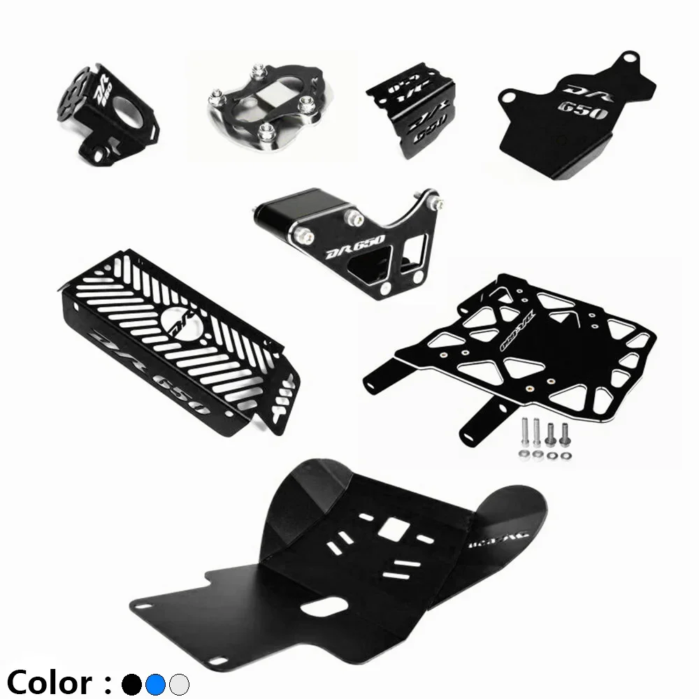 Motorcycle Skid Plate Top Rack Radiator Brake Caliper Chain Guard Accessories For SUZUKI DR-650 DR 650 DR650 S DR650SE 1996-22