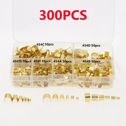 300 pieces of 454 terminal block cold plug wire connector cold terminal small tooth fascia terminal connector crimping buckle,