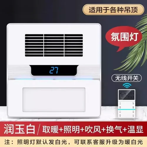 조명 및 욕실용 천장 히터가 포함된 220V 에너지 효율 배기 팬