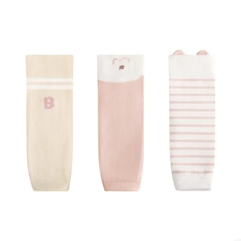 J2HD 3Pairs Soft Kids Leg Covers Floor Slip Prevention Thin Elastic Fabric Leg Warmer