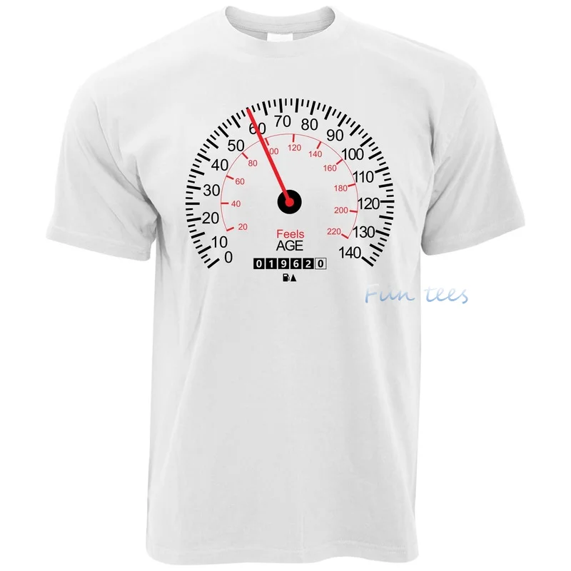 Mens 20th 40th 50th 60th Birthday T Shirt Car Speedometer (1962) Sixtieth Gift Idea Tee for Dad Boyfriend Husband Graphic Tees