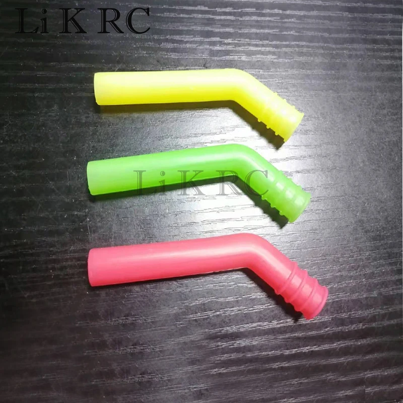 

3 Pcs For Extension Silicone Tube For HSP hpi 1/10 1/8 Scale Models Nitro RC Car parts Exhaust Pipe High temperature Turn off