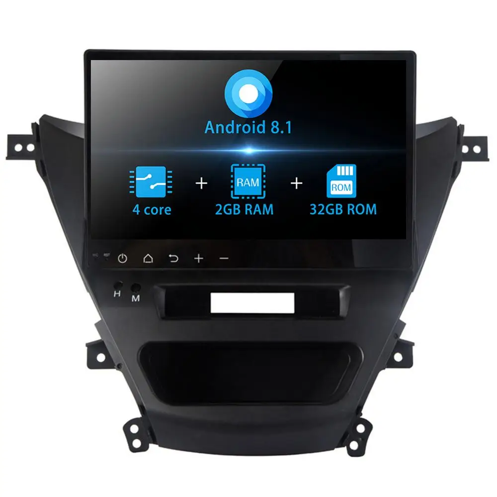 2 Din Car Navigation For Hyundai Elantra 2012 In Dash Android Auto Stereo DVD Player Android GPS Navigation Mirror Link Wifi BT