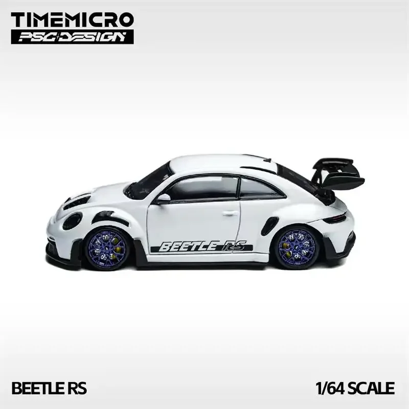 Time Micro × PSC DESIGN 1:64 RS Miniatur aus weißer Druckgussautomodellkollektion