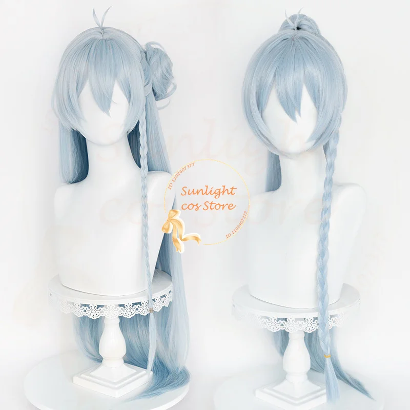 

Hibiki Wataru Cosplay Wig 92cm Blue Grey Wig Heat Resistant Synthetic Wig Halloween Party ES amazing Anime Wigs
