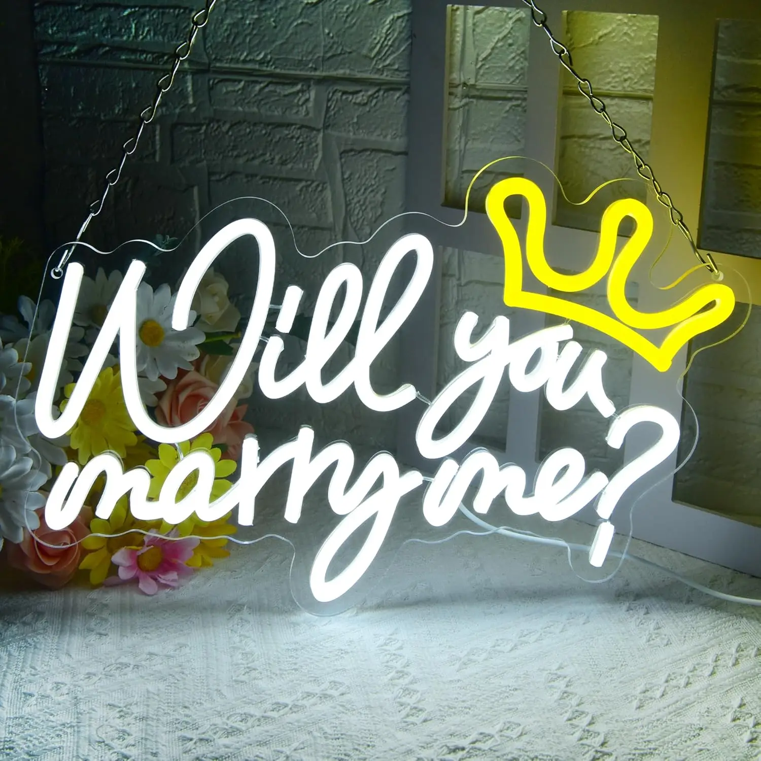هل تتزوجني النيون تسجيل الزواجني ضوء النيون LED عكس الضوء ل اقتراح الزفاف المشاركة حفلة خطوبة جدار ديكور الهدايا
