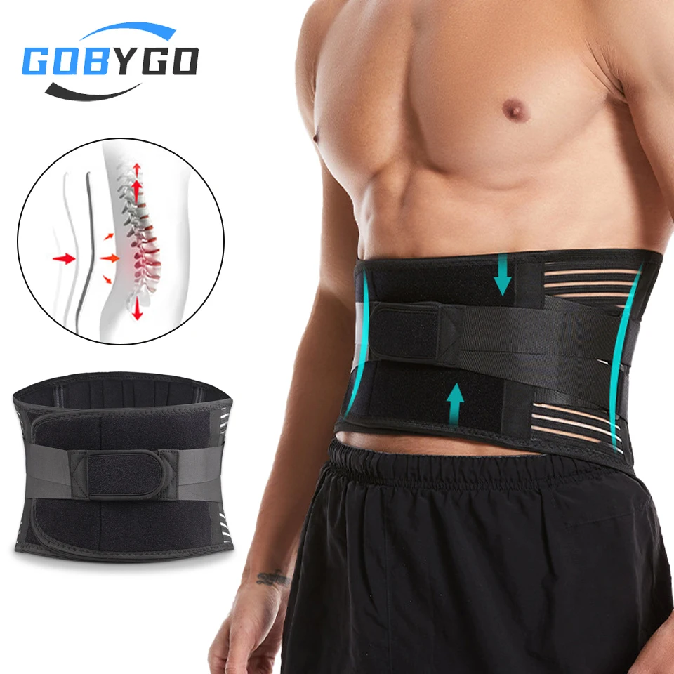 

Пояс GOBYGO Elstiac для поддержки талии, защита для талии в тренажерном зале, триммер для спины и талии, ремень для подтяжки веса, спортивное тело