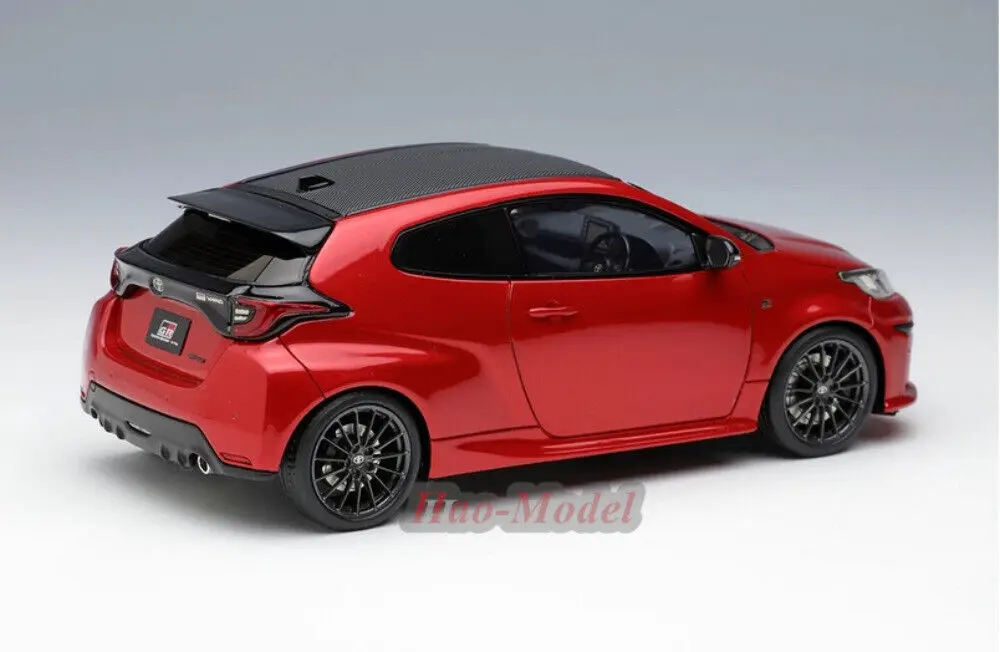 Maquillaje MU 1:43 para Toyota GR Yaris RZ 2020, modelo de coche de resina de Metal fundido a presión, juguetes, regalos de cumpleaños, colección de simulación de exhibición de Hobby