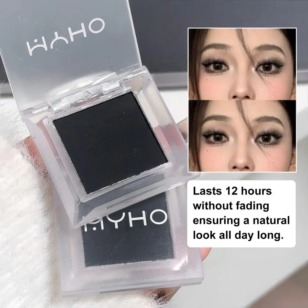 Single Color Matte Eyeshadow High Pigment Long Lasting Smudge-proof Pressed Powder Eye Shadow Palette Women Eye Makeup Supplies