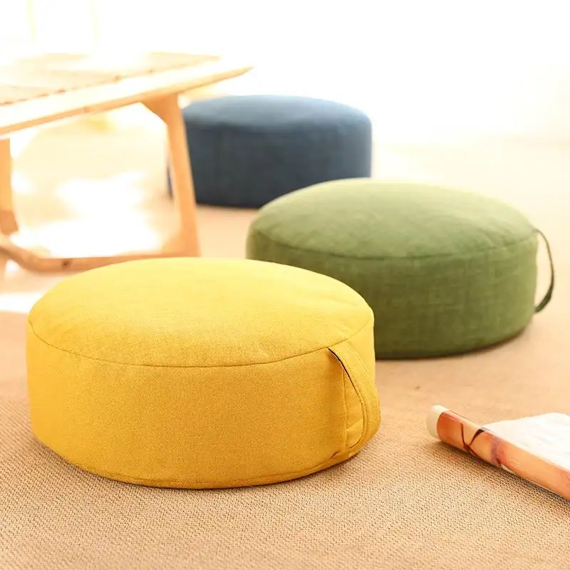 Modern Style Floor Mat Sitting Pad Tatami Mat Zafu Meditation Cushion Living Room Bedroom round Floor Pillow Window