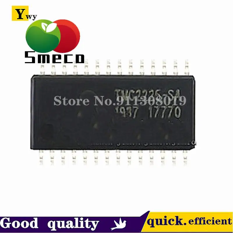 

2PCS/LOT TMC2225-SA low resonance ultra-quiet stepper motor driver chip SSOP28 PTP replaces DRV8825