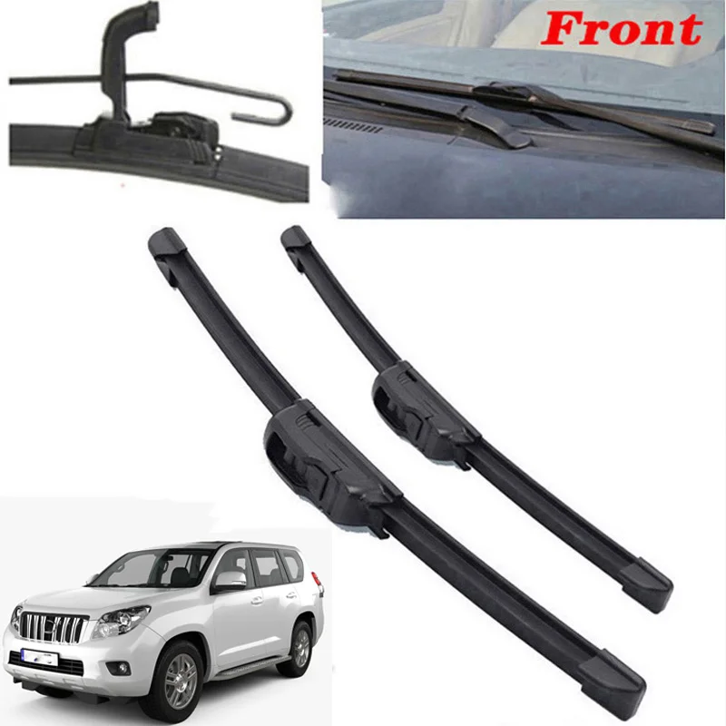 Car Front Windscreen Wiper Blade For Toyota Land Cruiser Prado J150 150 2010 -2012 2013 2014 2015 2016 2017 2018 2019 Hook Type