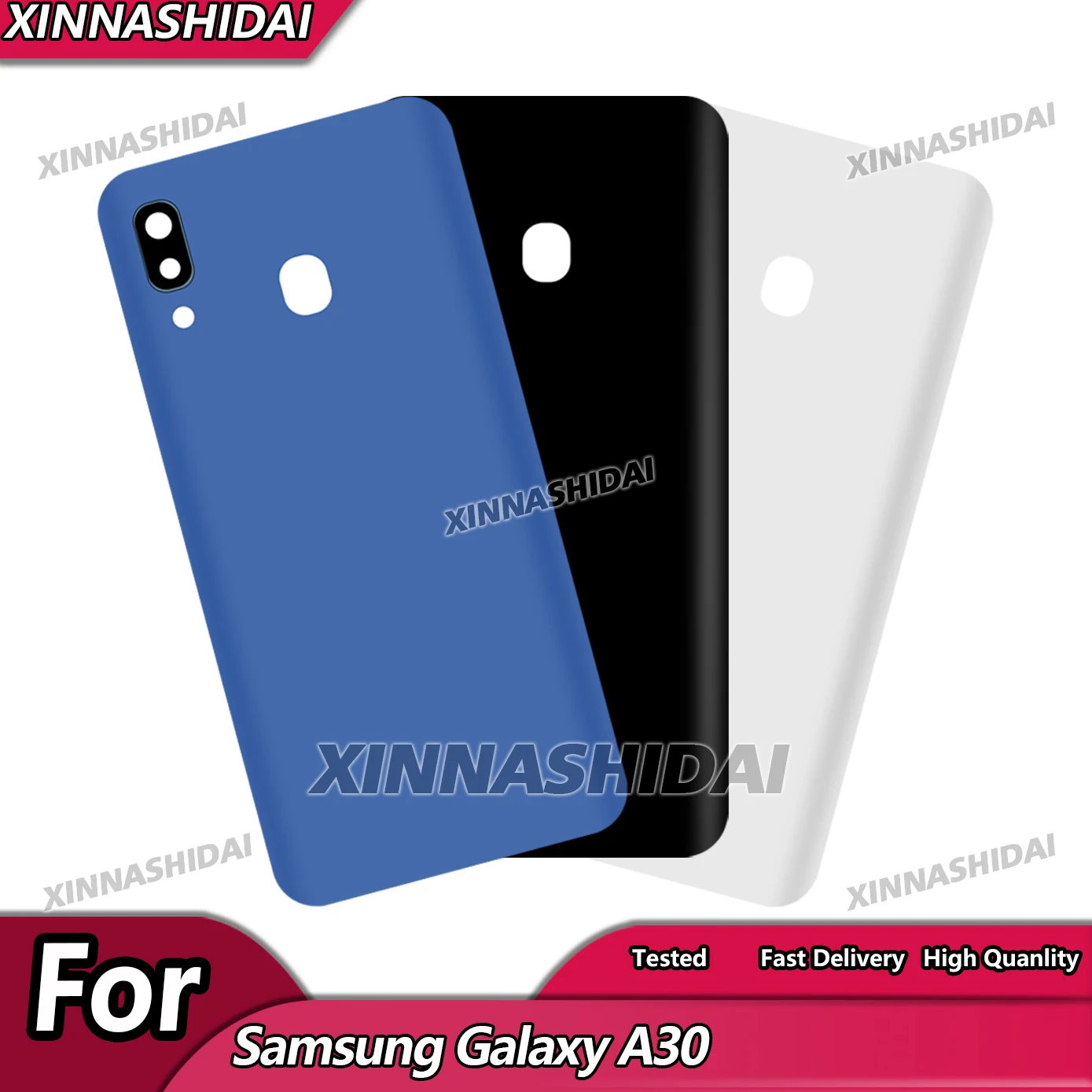 Battery Back Cover For Samsung Galaxy A30 Battery Back Cover Glass Back With Camera Replacement