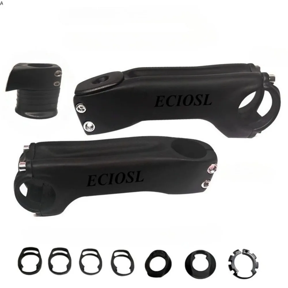 جذع الدراجة الكربونية -10 °   الطريق الجبلية دراجة كامل الكربون الجذعية الداخلية 60 مللي متر-120 مللي متر 28.6 مللي متر شوكة 31.8 مللي متر المقود خفيفة الوزن